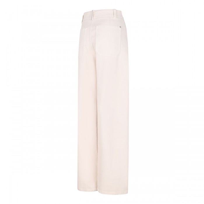 Chalk cotton pants