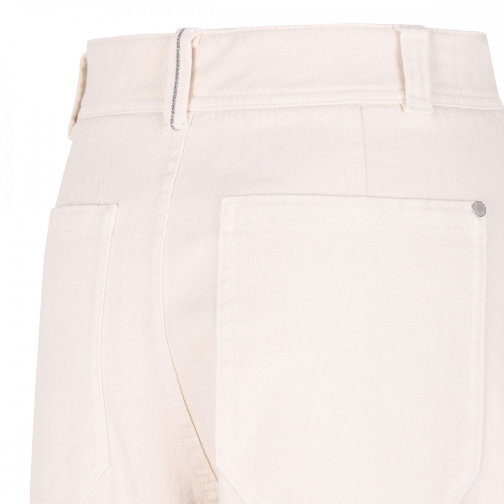 Chalk cotton pants