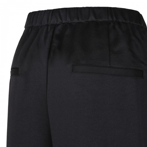 Side-strap crepe pull-on pants 2