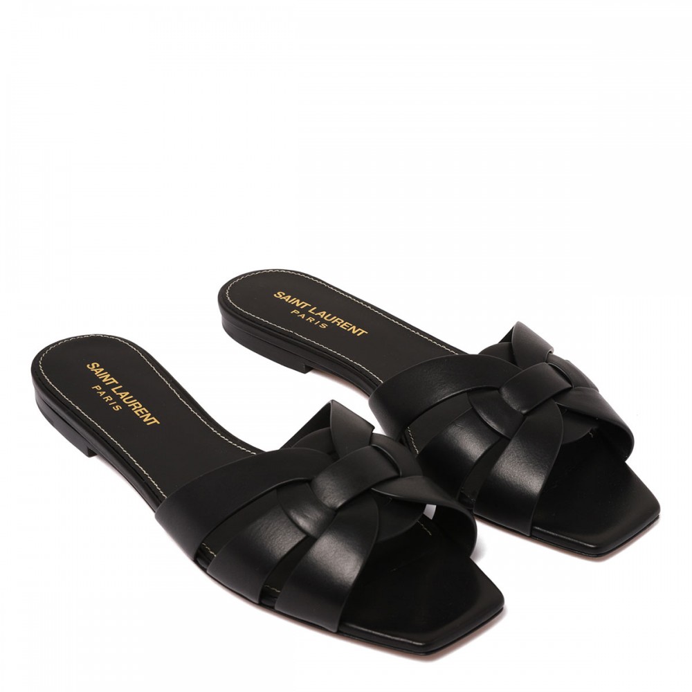 Tribute flat mule sandals