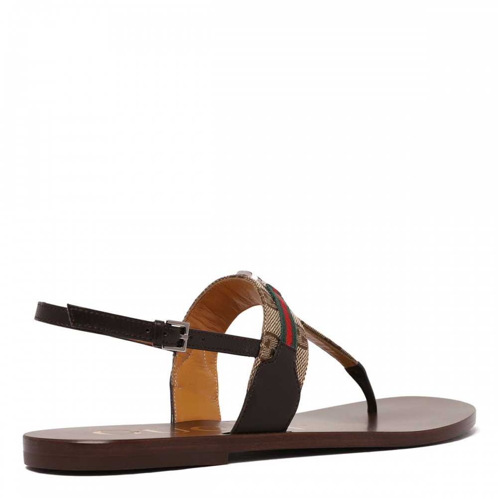 Interlocking G Web sandals