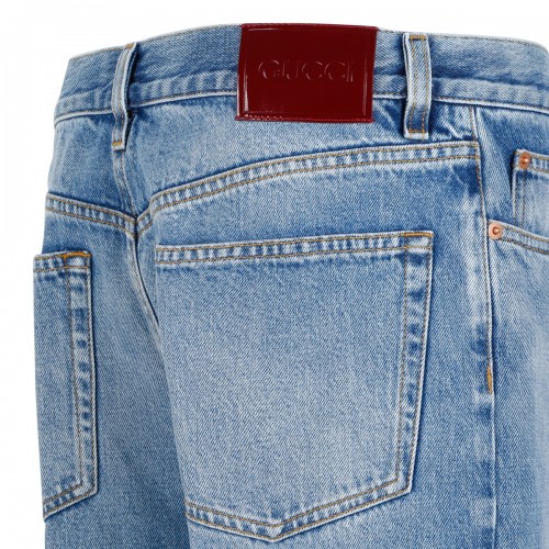 Straight denim jeans 2