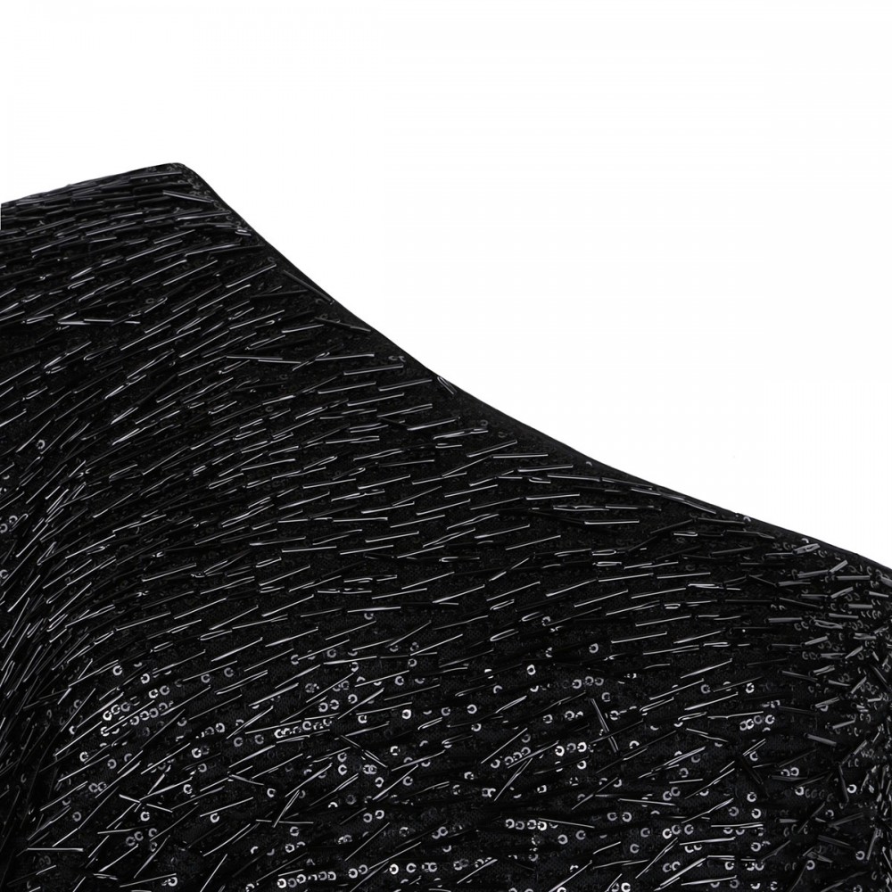 Sequin one-shoulder top