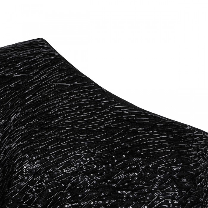 Sequin one-shoulder top