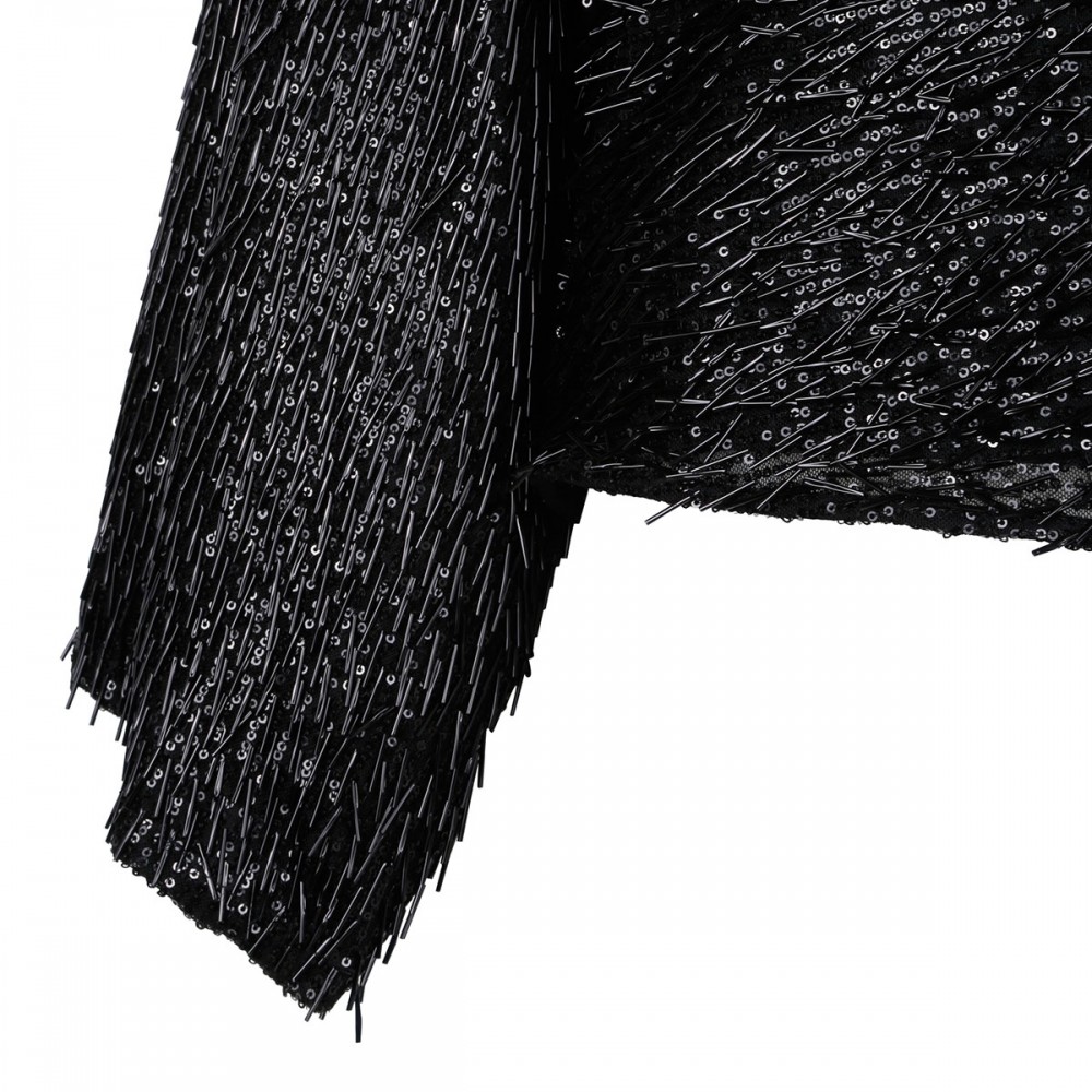 Sequin one-shoulder top