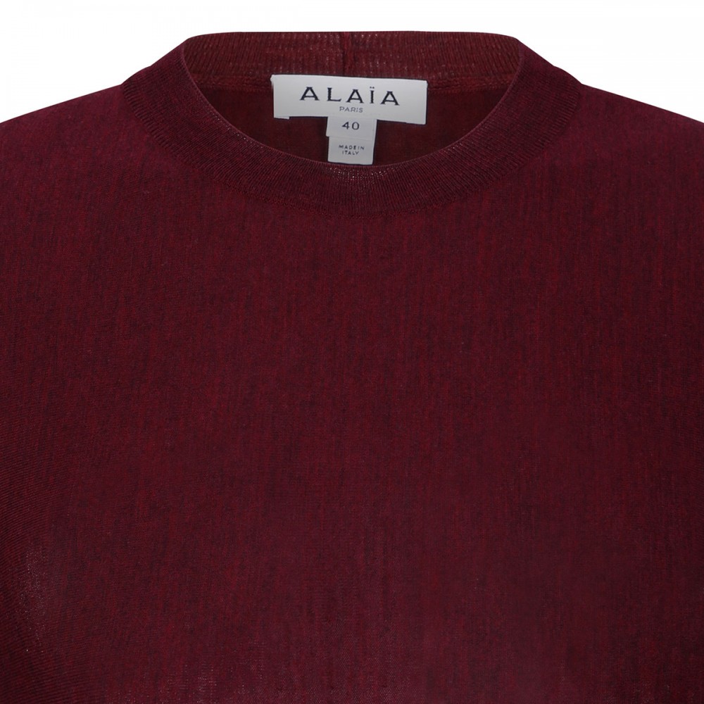 Wool knit skater dress