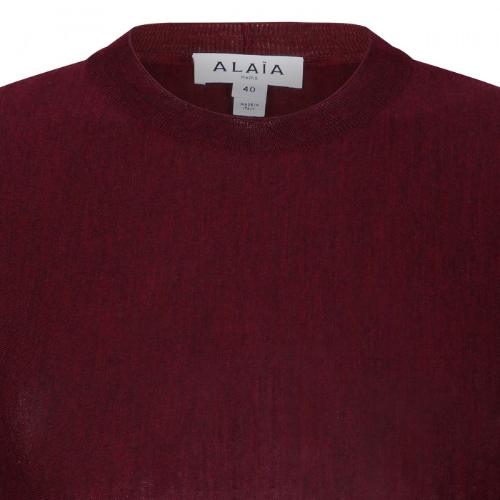 Wool knit skater dress