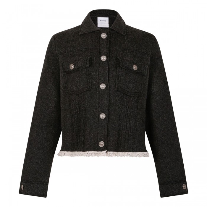 Black cashmere blend jacket