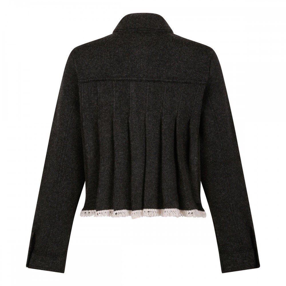 Black cashmere blend jacket