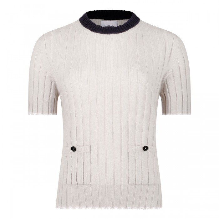 Ribbed cashmere pullover