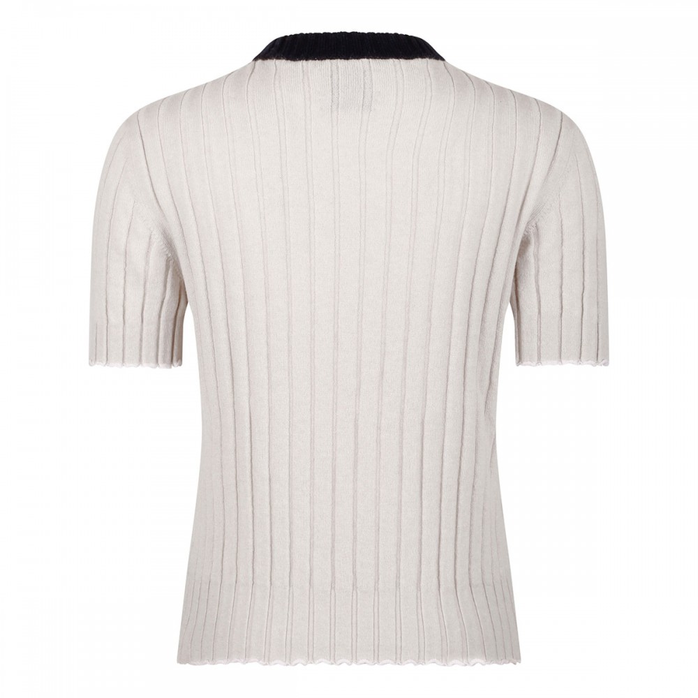 Ribbed cashmere pullover