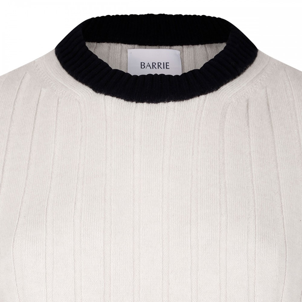 Ribbed cashmere pullover
