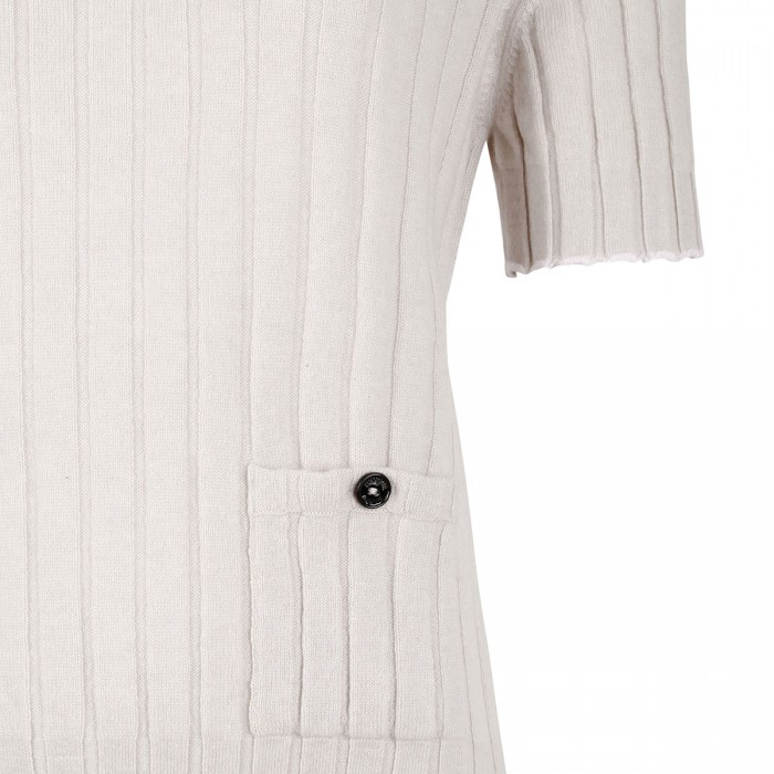 Ribbed cashmere pullover
