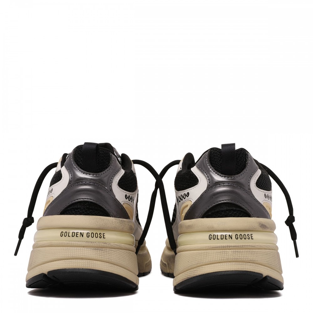 LightStar black net sneakers