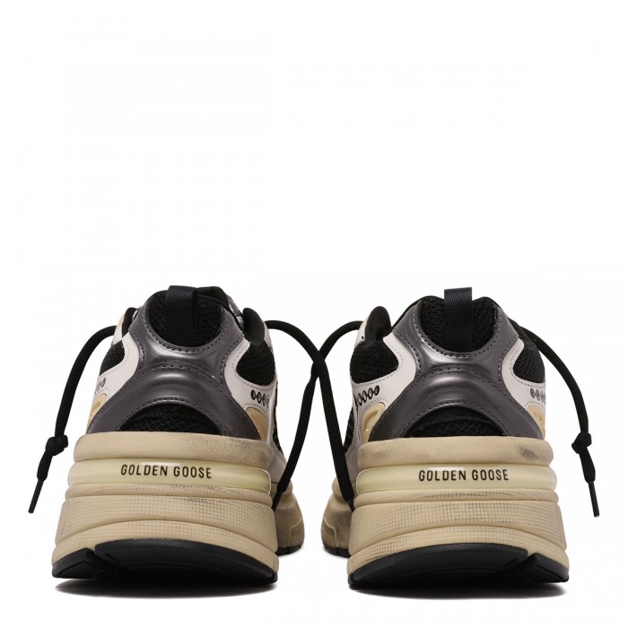 LightStar black net sneakers