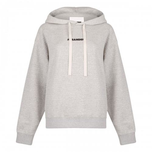 Cotton logo hoodie