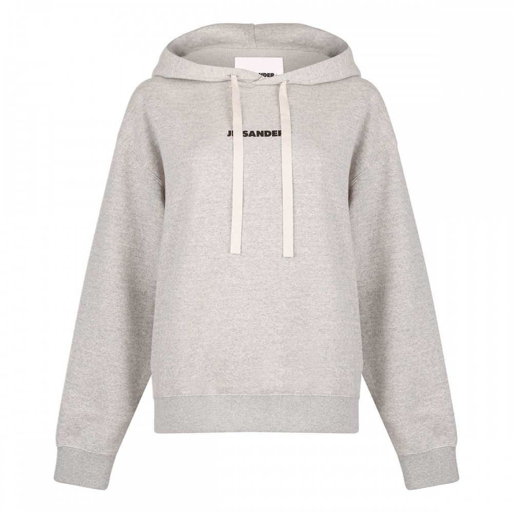 Cotton logo hoodie