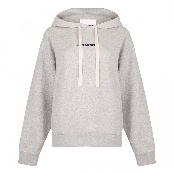 Cotton logo hoodie