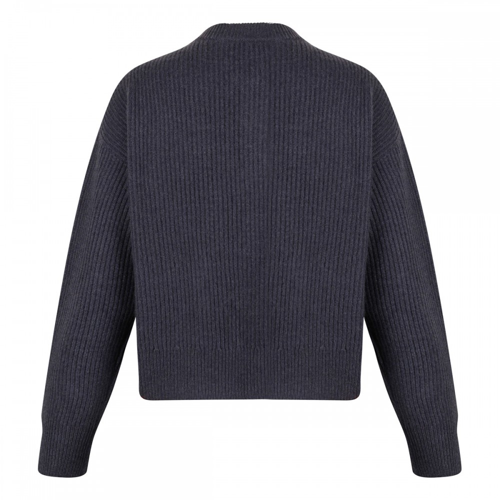 Ribbed knit cardigan