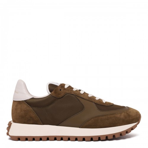 Gravel brown sneakers