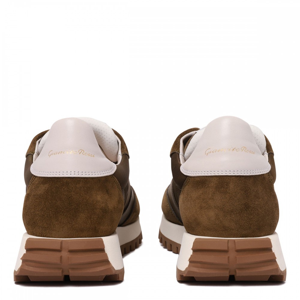 Gravel brown sneakers