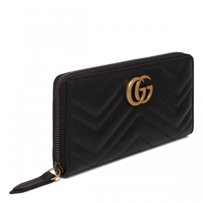 GG Marmont zip around wallet