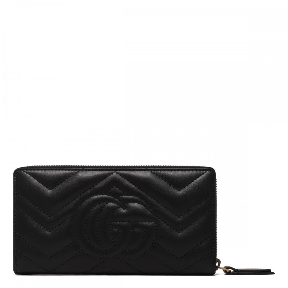 GG Marmont zip around wallet