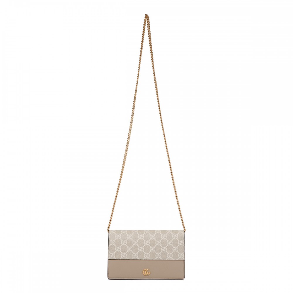 GG Marmont wallet on chain