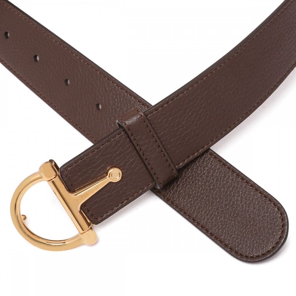 Half-Horsebit buckle belt