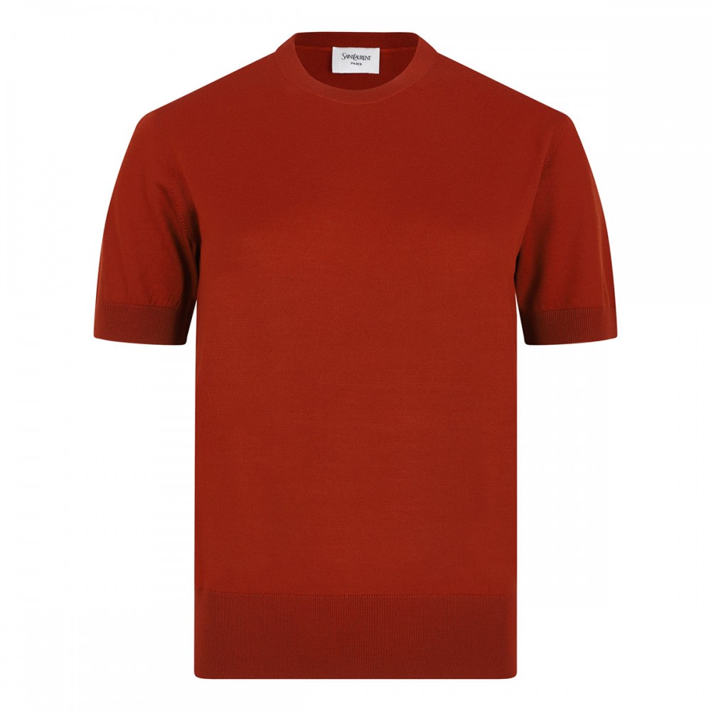 Wool T-shirt sweater