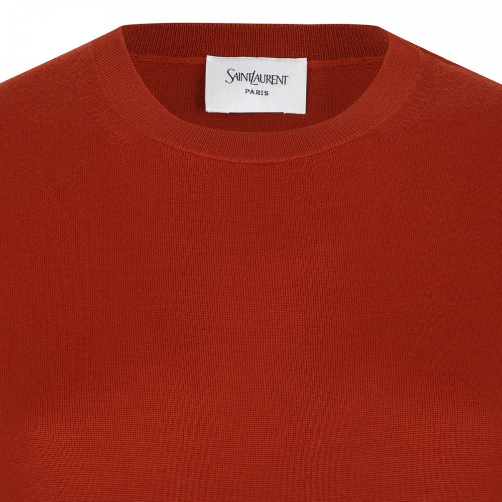 Wool T-shirt sweater