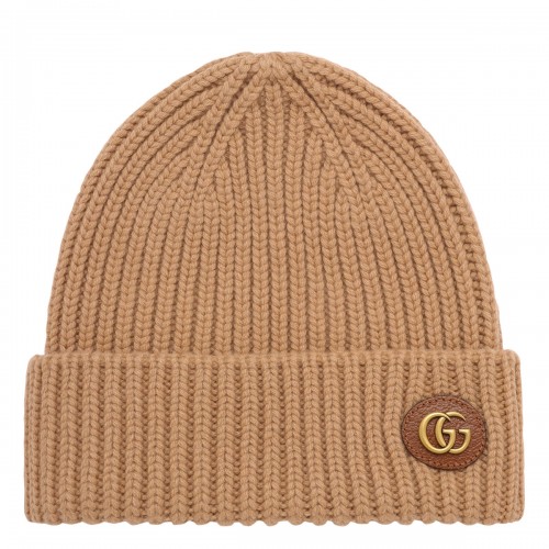 Wool cashmere beanie