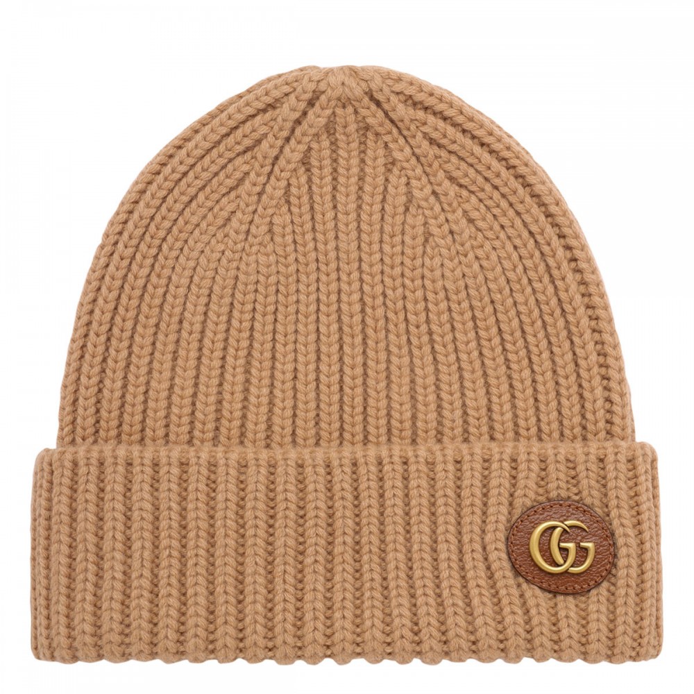 Wool cashmere beanie
