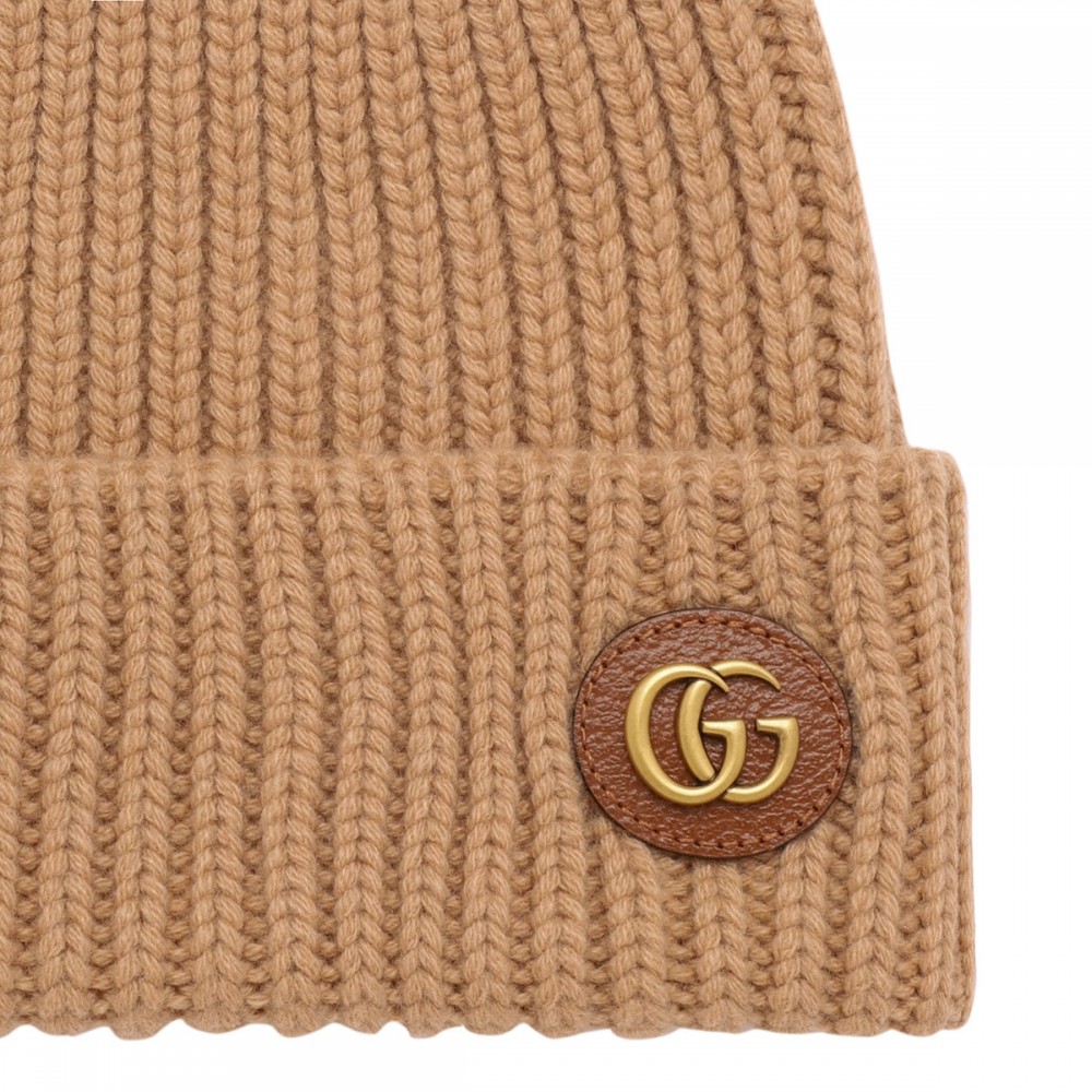 Wool cashmere beanie