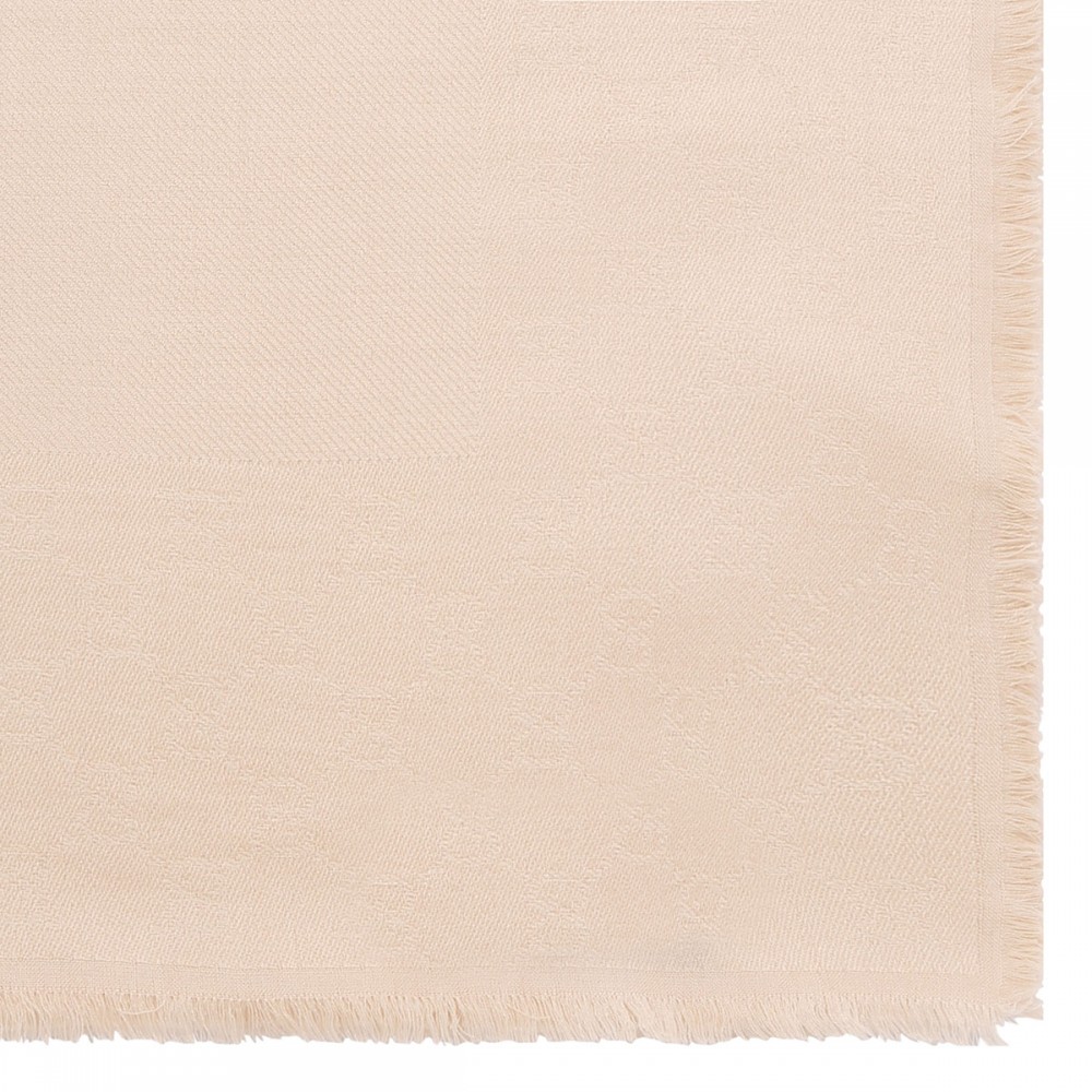 GG wool silk jacquard scarf