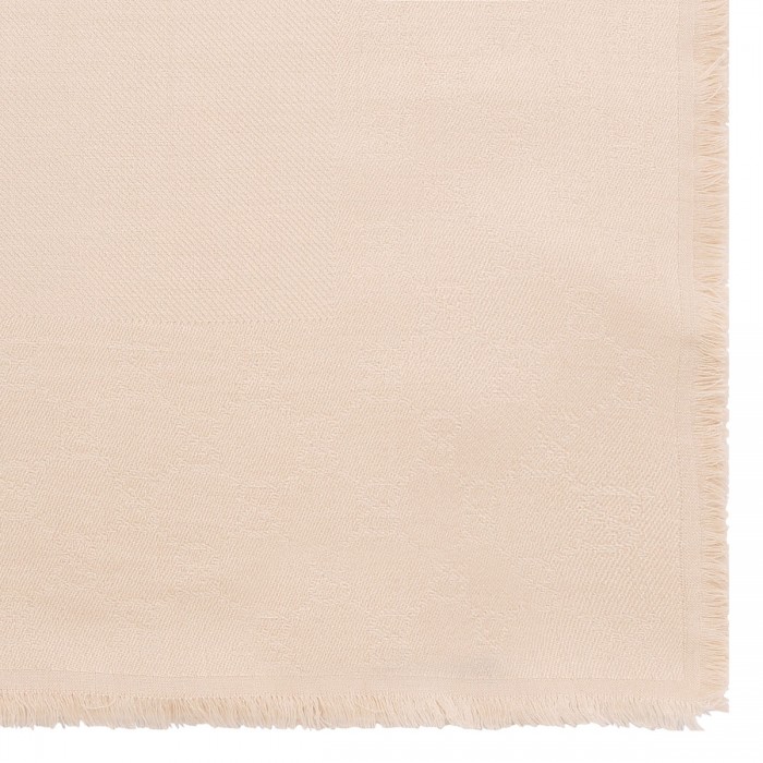 GG wool silk jacquard scarf