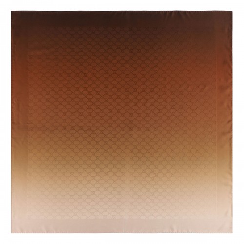 Printed silk jacquard carré