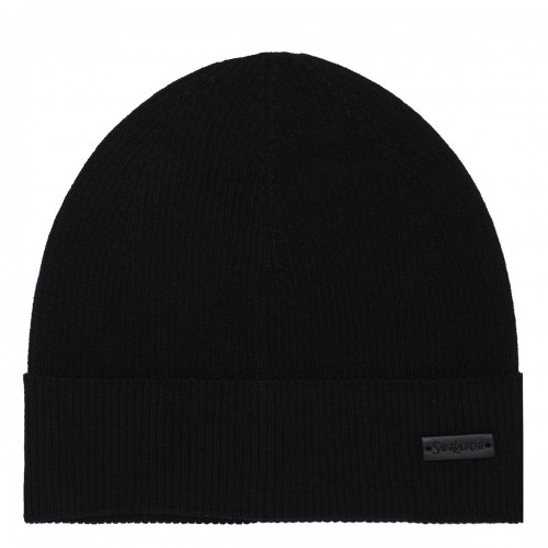 Logo black beanie | Le Noir - Unconventional Luxury