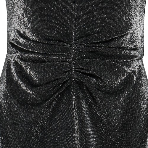 Black metallic jersey dress 2