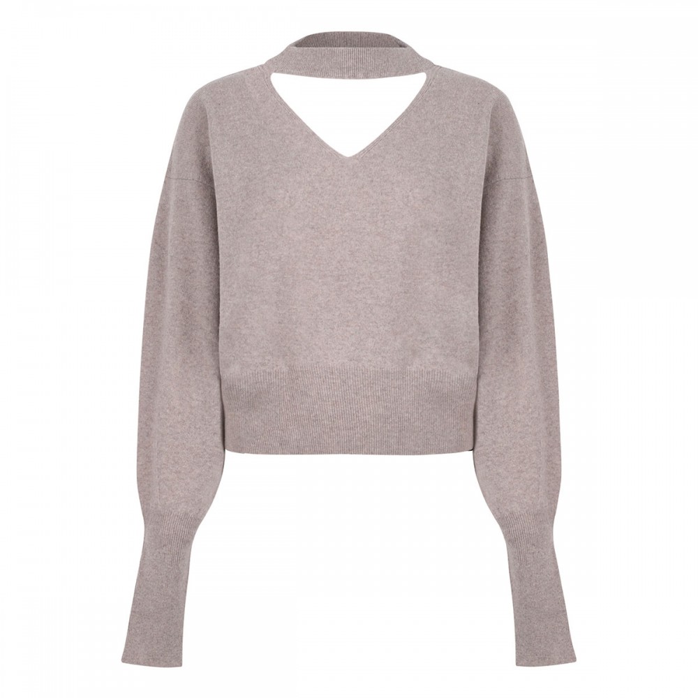 Beige wool sweater