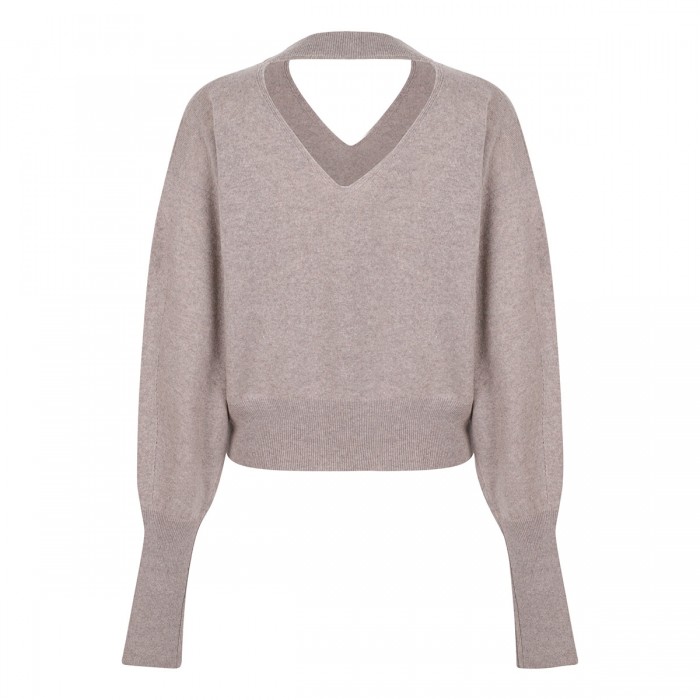 Beige wool sweater