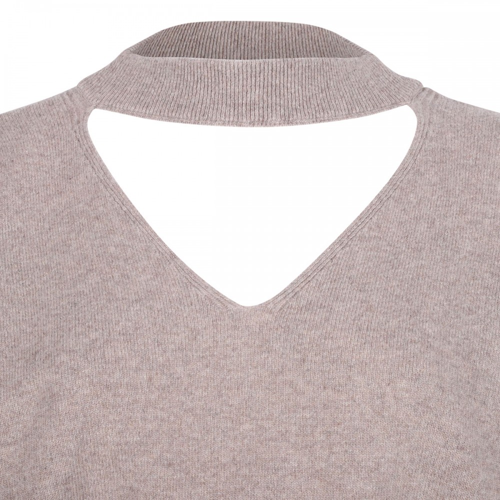 Beige wool sweater