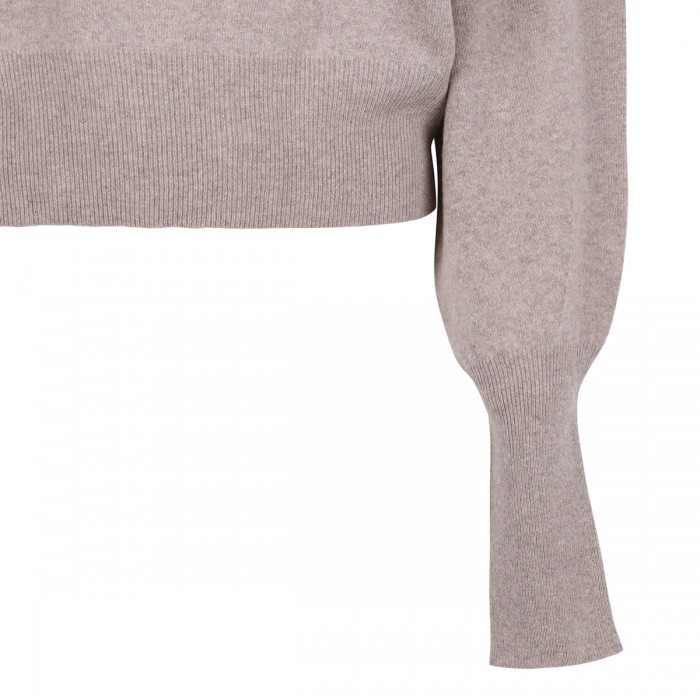 Beige wool sweater