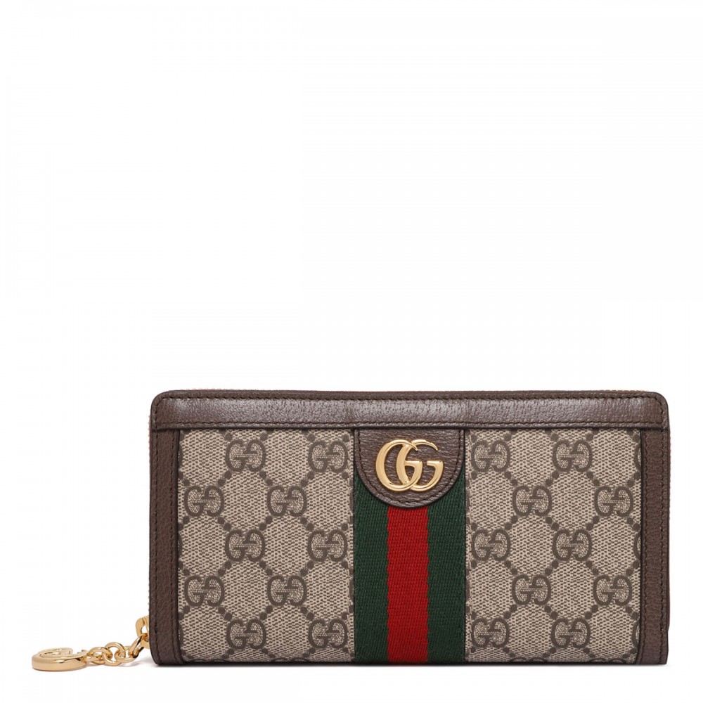 Ophidia GG zip around wallet