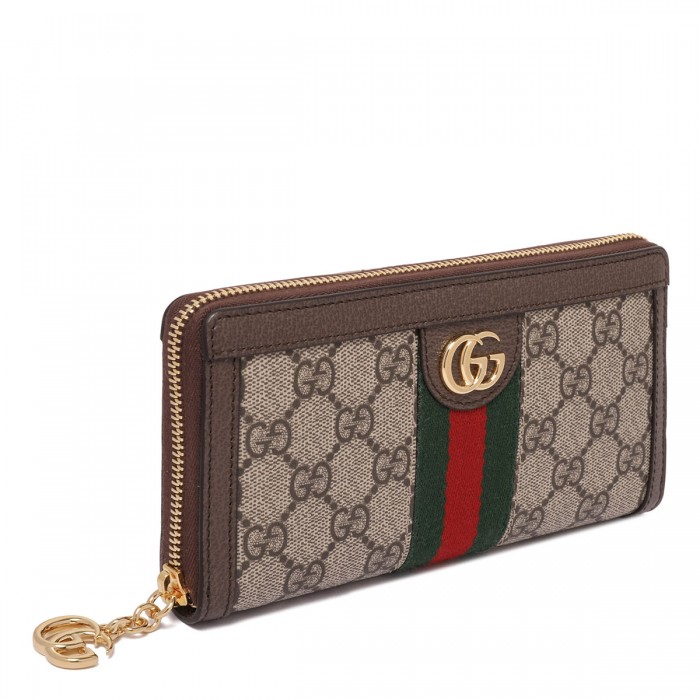 Ophidia GG zip around wallet