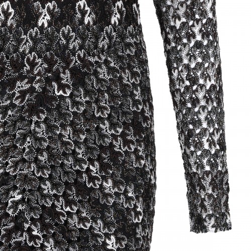 Embroidered lace long dress 2