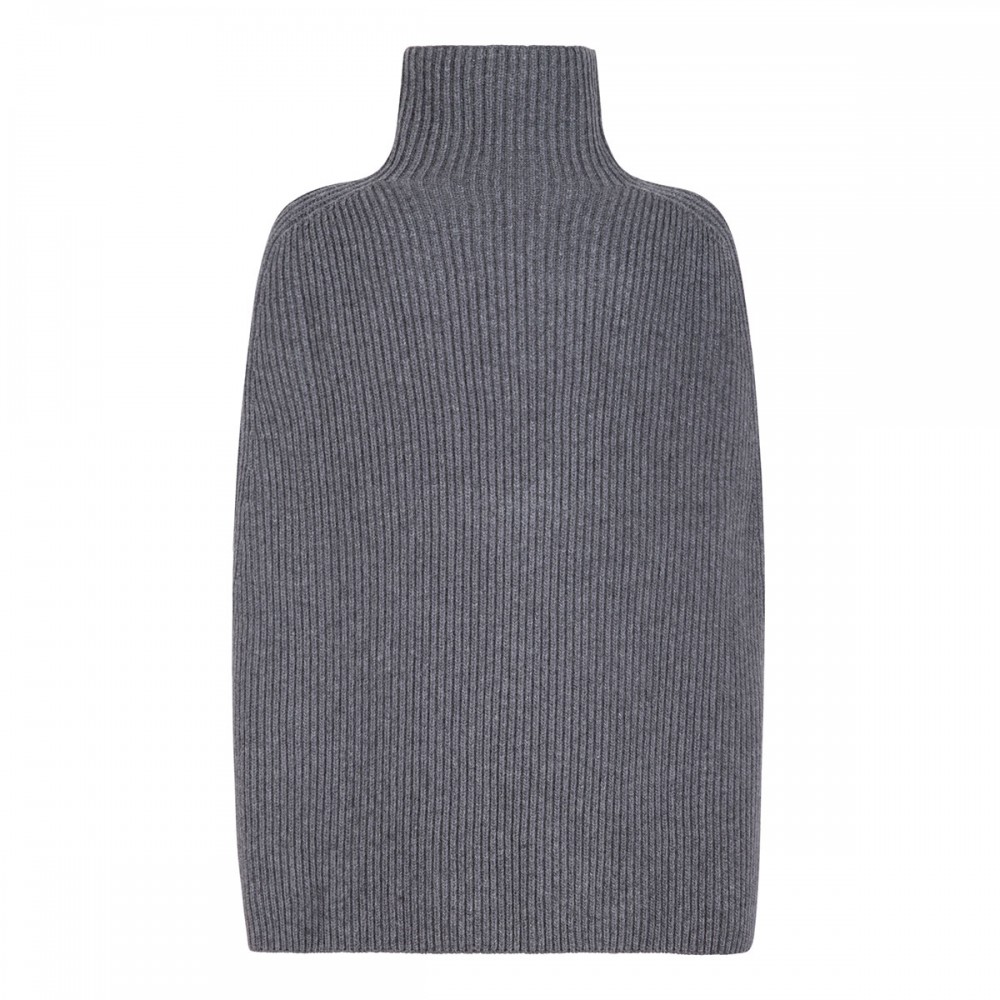 Wool cape sweater