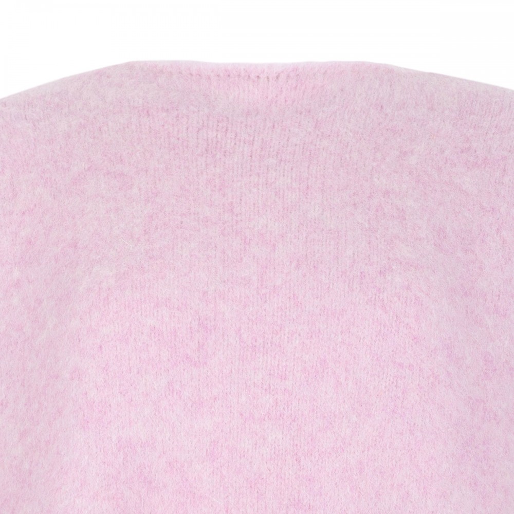 Wool blend boat-neck sweater