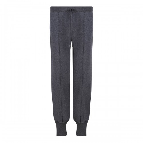 Dark gray melange sweat pants