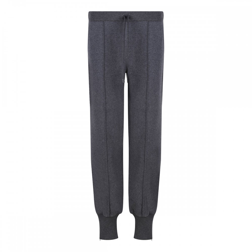 Dark gray melange sweat pants